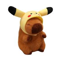 Pelúcia De Capivara De 22cm, Boneco De Simulação Pikachu Stitch Kuromi Pelúcia De Capivara De 22cm, Boneco De Simulação Pikachu Stitch Kuromi