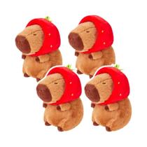Pelúcia De Capivara Kawaii Fofa, Bicho De Pelúcia Capivara Fofo Com Bolsa De Tartaruga Com Design De