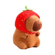 Pelúcia De Capivara Kawaii Fofa, Bicho De Pelúcia Capivara Fofo Com Bolsa De Tartaruga Com Design De