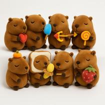 Pelúcia De Capivara Musical Brinquedo Macio 25cm Tartaruga Automático