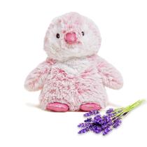 Pelúcia de pelúcia Warmies Pink Penguin, aquática pesada, aquecível e resfriável Brinquedos reconfortantes para animais de aromaterapia com lavanda Bichos de pelúcia pesados e relaxantes para ansiedade