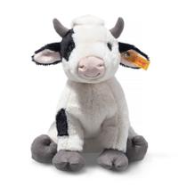 Pelúcia de Vaca Steiff Cobb Preta e Branca 23 cm