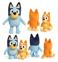Pelúcia Desenho Bluey e Bingo Bandit e Chilli Cachorrinhas Irmãs Divertidas 28cm Blue Y Bingo Pelúcia Desenho Bluey e Bingo Bandit e Chilli Cachorrinhas Irmãs Divertidas 28cm Blue Y Bingo