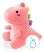 Pelúcia Dinossauro Pequeno Fofo Chaveiro Para Bolsa Carrinho Berço