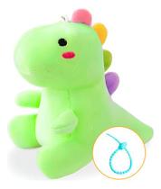 Pelúcia Dinossauro Pequeno Fofo Chaveiro Para Bolsa Carrinho Berço