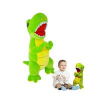 Pelúcia Dinossauro Rex Kids: Companheirismo e Diversão DM Toys