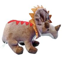 Pelucia dinossauro triceratops 30cm lovely