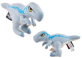Pelúcia Dinossauro Velociraptor Blue Com Som Jurassic World Dominion Mini - Mattel - HHB25