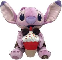 Pelúcia disney angel com sorvete 25cm - fun divirta-se rosa novo Pelúcia disney angel com sorvete 25cm - fun divirta-se rosa novo