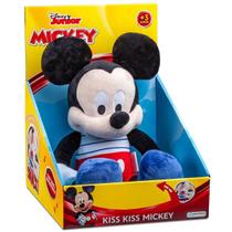 Pelucia Disney Mickey KISS KISS com Mecanismo 33CM BR1449 Multikids