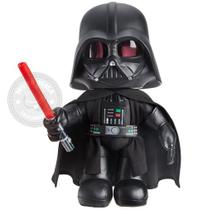 Pelucia Disney Star Wars Darth Vader Voz e Luz 28 cm Mattel