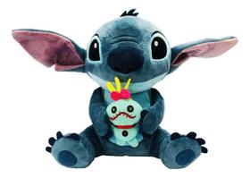 Pelúcia Disney Stitch E Scrump 30 Cm Fun Azul