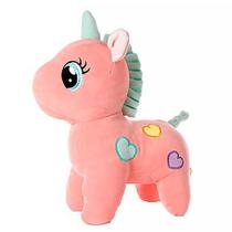 Pelúcia Divertida Unicórnio 26x23cm Rosa DRM1076 - Dorémi