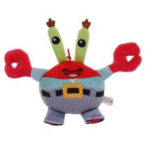 Pelúcia do Sr. Siriguejo Bob Esponja Calça Quadrada 12 cm Multicolorida