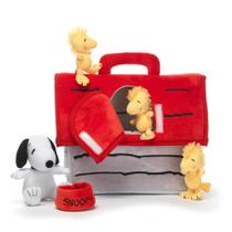 Pelúcia Doghouse Lambs & Ivy Classic Snoopy com 5 brinquedos de pelúcia