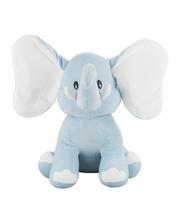 Pelúcia Elefante Azul Orelhas Grandes 42cm