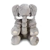 Pelúcia Elefante Gigante Cinza Cortex 68 Cm Presente Pelúcia Elefante Gigante Cinza Cortex 68 Cm Presente
