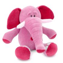 Pelúcia Elefante Rosa Antialérgica Grande 52cm Pelúcia Elefante Rosa Antialérgica Grande 52cm