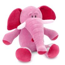 Pelúcia Elefante Rose Antialérgico - Cortex Brinquedos Pelúcia Elefante Rose Antialérgico - Cortex Brinquedos
