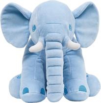 Pelúcia Elefantinho Azul Super Macio Buba 10743