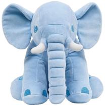 Pelúcia Elefantinho Buba Azul. 30cm - Brinquedo de Pelúcia de Altíssima Qualidade