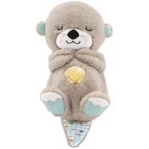Pelúcia Fisher Price Lontra Hora de Dormir com Sons e Luzes Mattel