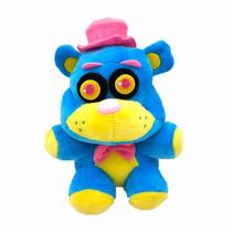 Pelucia five nights at freddys fnaf - freddy blacklight blue 18cm