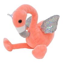Pelúcia Flamingo Rosa Com Lantejoulas - Fofy Toys