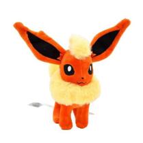 Pelúcia Flareon Evolução Pokemon Eevee 18Cm Boneco