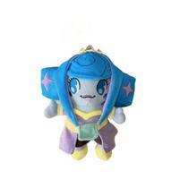 Pelúcia Frankie Princesa Cabelo Azul com Coroa 25 cm