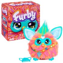 Pelúcia Furby Coral Luz Som E Movimento Brinquedo Interativo