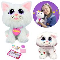 Pelúcia Gatinho Adota Pets Snow Com Acessórios Multikids
