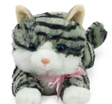 Pelucia gatinho deitado 23cm - bbr