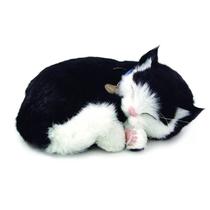 Pelúcia Gato Preto E Branco Que Respira - Imex
