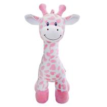 Pelúcia Girafa Rosa Buba 39cm