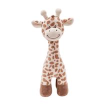 Pelúcia Girafinha Marrom Buba 40cm