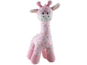 Pelucia girafinha rosa 40cm buba Pelucia girafinha rosa 40cm buba