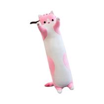 Pelúcia Grande De Gato Dormindo 50cm Rosa Marrom Cinza Almofada De Pernas Macia Boneco De Animal Pelúcia Grande De Gato Dormindo 50cm Rosa Marrom Cinza Almofada De Pernas Macia Boneco De Animal