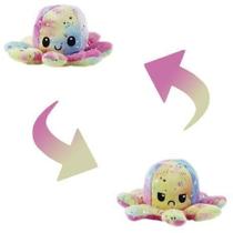 Pelucia Grande Polvo do Humor Reversivel Tie Dye - Arco-Iris - R3186 BBR Pelucia Grande Polvo do Humor Reversivel Tie Dye - Arco-Iris - R3186 BBR