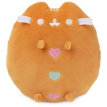 Pelúcia Gund Pusheen Squisheen Gingerbread - 15cm - Marrom/Branco