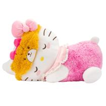 Pelúcia Hello Kitty Dormindo 45cm - Pijama Tie-Dye