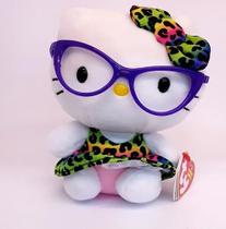Pelúcia Hello Kitty - Sanrio - Dtc 15cm Óculos Hellokitty