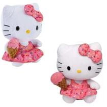 Pelúcia Hello Kitty Sorvete Ty Beanie Babies 3718