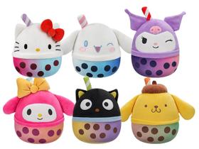 Pelúcia Hello Kitty Squishmallows Sunny Brinquedos