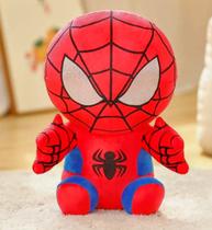 Pelucia Homem Aranha 25 cm Antialérgico Alta Qualidade Cor Vermelho
