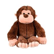 Pelúcia Infantil - 35 cm - Selva - Macaco - W.U. Bichos de Pelúcia