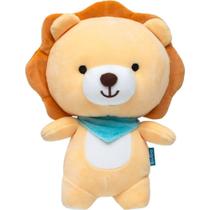 Pelúcia Infantil Buba Turminha Soft Leão Amarelo - 16990