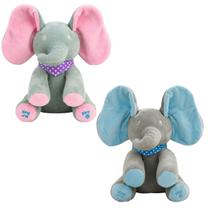 Pelúcia Infantil Elefante Elefantinho Interativo com Som Castela
