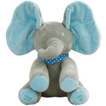 Pelucia Infantil Elefante Elefantinho Interativo com Som Castela