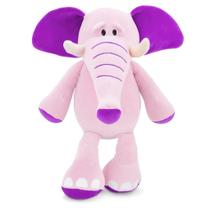 Pelúcia Infantil Macia Elefanta Rose Baby Super Fofa - Cortex Pelúcia Infantil Macia Elefanta Rose Baby Super Fofa - Cortex